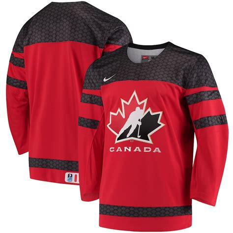 nike team canada replica red jersey|nike hockey canada gear.